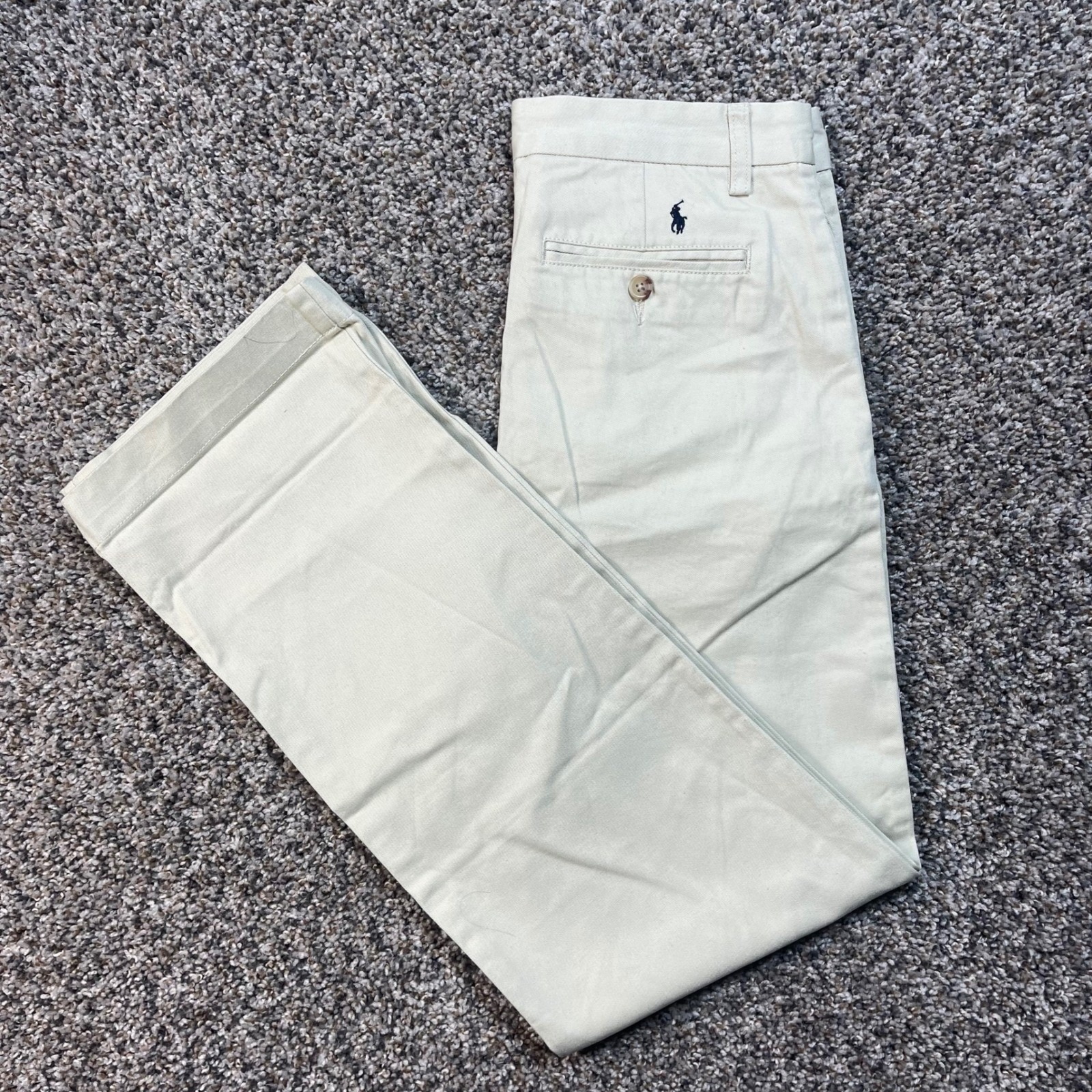 Polo Ralph Lauren Women's 27x29 Size 16 Chino Pants Cotton Straight Leg Khakis